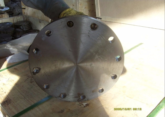 ASME Pn100 Dn100 выковало выскальзывание фланца стали углерода плоское на поднятой шеи сварки стороны