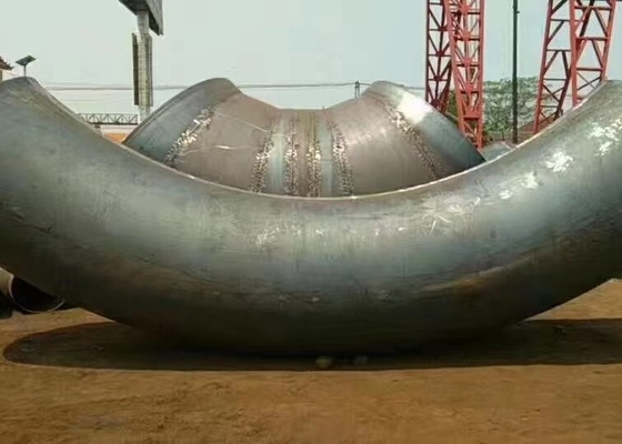 Колено трубы стали углерода ASTM WPB A234 защита от коррозии 0.2mm до 80Mm