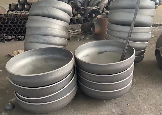 SCH10 гальванизировало крышку стальной трубы углерода Sandblasting черная краска SCH20 SCH30 SCH40