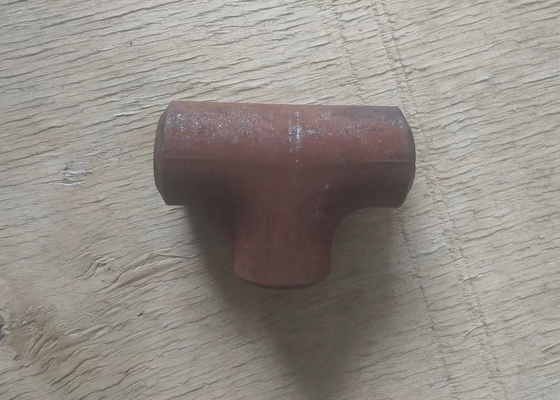 Тройник из углеродистой стали ASME B16.9, уменьшающий тройник Sch40 ASTM A234 Wpb, тройник для стыковой сварки