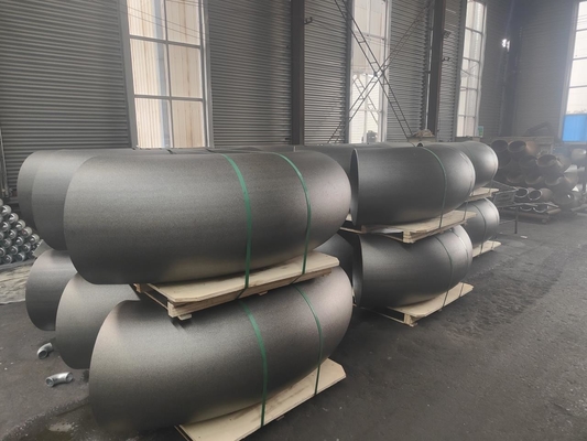 картина стандартного Sandblast ГОСТ (Государственный стандарт) En10253-2 Astm локтя сварного соединения встык 426mm черная