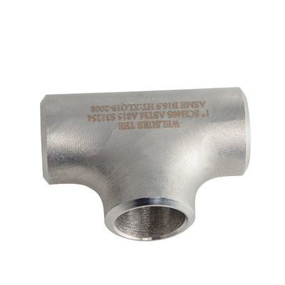 Тройник DN65 штуцеров трубы нержавеющей стали ISO9001 ASME 316 равный