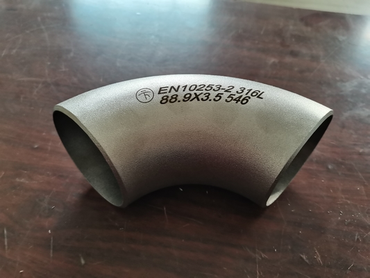 Колено из нержавеющей стали Asme B16.9 с фланцем 180 градусов, график 60