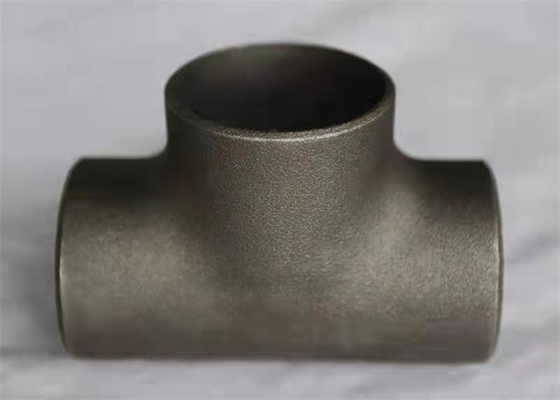 Точечный тавровый шов впритык углерода EN10253-2 стальной Sandblasting тройник трубы 50mm