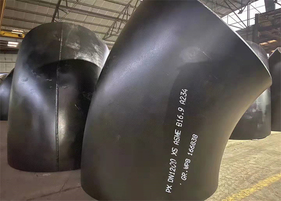 Колено трубы DN1200*12mm горячее выкованное 20&quot; 30&quot; 50&quot; углерода A234 WPC стальное