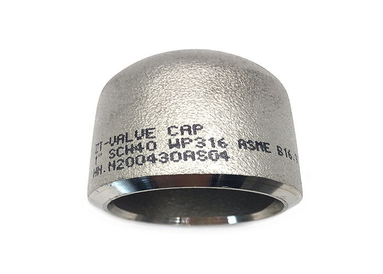 Крышка трубы крышки трубы нержавеющей стали STD ASME B16.9 сваренная баттом приспосабливая 24 дюйма